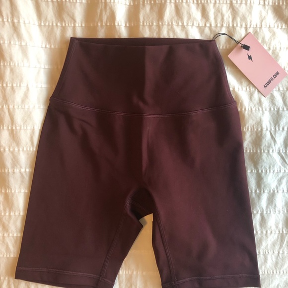 Azur Fit burgundy bike shorts size XS - BNWT - Picture 3 of 7